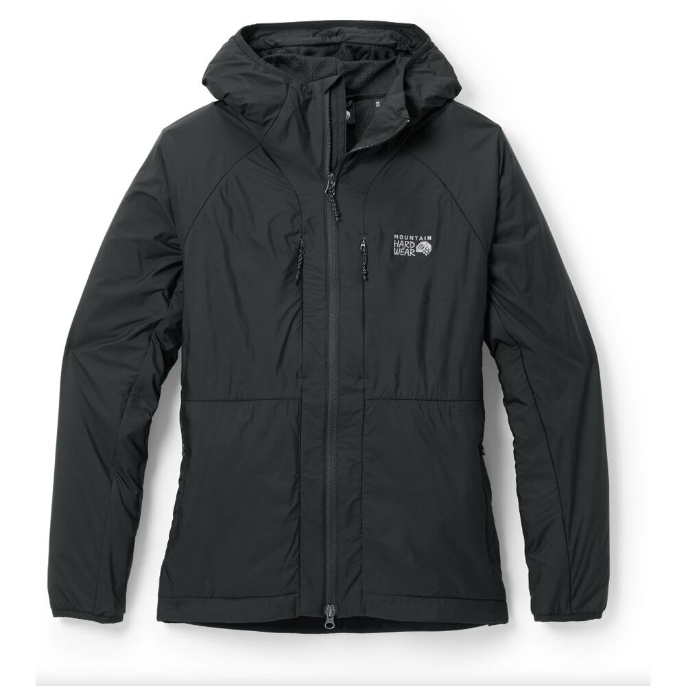 Mountain Hardwear Kor Airshell Warm Ws Hooded Jacket, size XL, color black